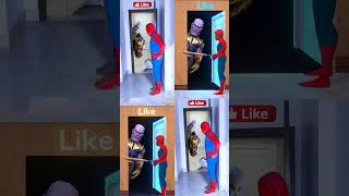 Spiderman vs thanos  find 5 difference spiderman shorts [upl. by Yehudit]