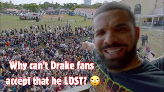 Why cant Drake fans ACCEPT that Kendrick DEFEATED him HOLD THE L bro DrakeOfficial [upl. by Sugna537]