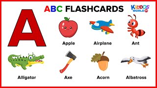 ABC Alphabet Video Chart  Learning The Letters and English Vocabulary for Preschool [upl. by Naples]