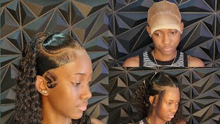 Best Bald Cap Method  How To Install Lace Frontal Wig  Baby Hair Tutorials [upl. by Kotick]