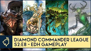 Zada vs Selenia vs Reaper King vs Muldrotha  S2E8  Diamond Commander League  MTG EDH Gameplay [upl. by Dora]