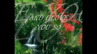 And I love you so By Don Mclean lyrics [upl. by Starlin187]