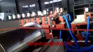 Broom pet filament making machine by 100 pet flakes from bottles [upl. by Ednutey869]