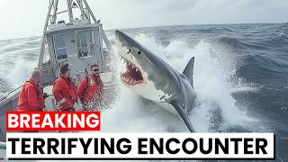 Great White Shark ATTACKS US Coast Guard on August 26th 2024 [upl. by Meehyr198]