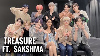 KPop TREASURE ft Sakshma Srivastav  Get to know them like never before  Indian Interview [upl. by Aziul]