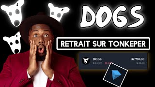 Comment Retirer DOGS sur Tonkeper sans frais de retrait [upl. by Bela533]