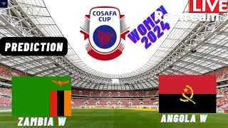 Zambia vs Angola Live Stream COSAFA Womens Cup 2024 Commentary Score amp Highlights [upl. by Phaih416]