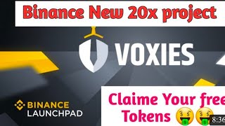 How To Buy VOXIES Binance Will List VOXELS Token  Voxies Price Prediction  Binance Launchpad [upl. by Sydelle]