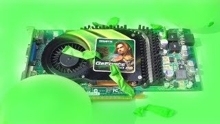 PIERWSZA karta graficzna NVIDII Z SLI  Geforce 6800GS [upl. by Baggett931]