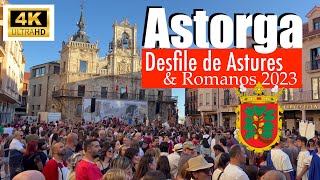 Astorga DESFILE ASTURES Y ROMANOS 2023 Spain LEÓN ESPAÑA tribus y legiones romanas [upl. by Ybeloc84]