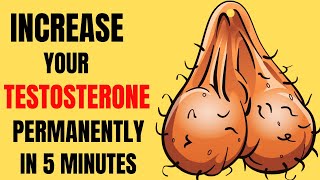 Increase Testosterone PERMANENTLY in 5 Minutes [upl. by Teraj]