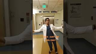 DOCTORS during the HOLIDAYS tis the season for night shifts amp overtime shorts [upl. by Mond975]