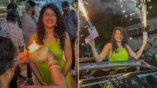 kirrak Seetha Grand Welcome Video Elimination from Bigg boss 8 Telugu trending viralvideo yt [upl. by Ayamahs]