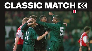 CLASSIC MATCH  Feyenoord  Ajax 24  A CLASSIC COMEBACK  22101995 [upl. by Appleby]