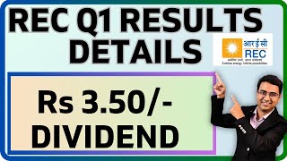 REC Interim and Final dividend details  REC Q1 results 2024  REC latest news [upl. by Ho]