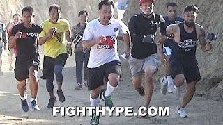 PACQUIAO SMOKES COMPETITION SPRINTING UPHILL TO GLORY PUSHING IT TO THE LIMIT FOR SPENCE CLASH [upl. by Llenor]