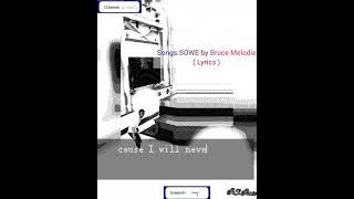 Sowe by Bruce Melodie lyrics 2024 [upl. by Eadith]