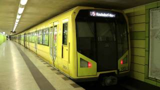 UBahn Berlin HZug in Lichtenberg U5 HD [upl. by Sholes87]