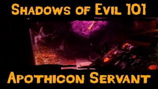 Zombies 101  Shadows of Evil 101  How to Build Apothicon Servant [upl. by Erdnael]