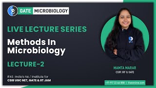 Methods in Microbiology GATE Life Science  Lecture 2  Live Series [upl. by Shanda]