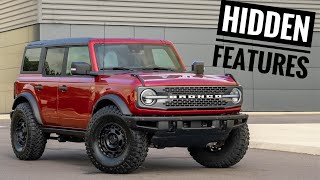 10 Hidden Features of the NEW Ford Bronco [upl. by Ttekcirc]