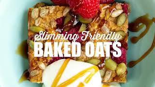 Easy Baked Oats  Supergolden Bakes [upl. by Yroger137]