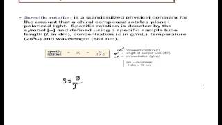 Specific Rotation [upl. by Aronal430]