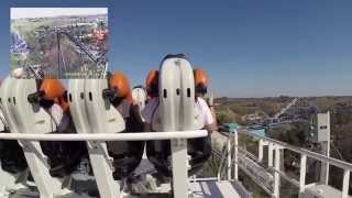 Gardaland Oblivion  on ride with double camera [upl. by Abra954]