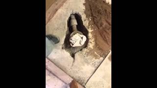 Bathroom Plumbing How to Reroute a Shower Drain [upl. by Nesilla]