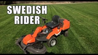 Husqvarna R 220T Articulated Riding Lawn Mower [upl. by Selda]