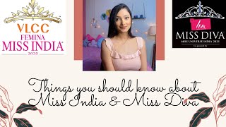 Difference between Miss India and Miss Diva Things you should know about Miss India and Miss Diva [upl. by Naek838]