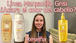 Shampoo Manzanilla Grisi Gold Extra Aclarante Acondicinador y Loción Capilar Desenredante  Reseña [upl. by Sumner]