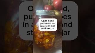 How to make your own sun dried tomatoes  self sufficiency canning selfsufficiency [upl. by Kinsman]