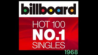 The USA Billboard number ones of 1968 [upl. by Bendix]