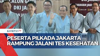 3 Paslon Pilgub Selesai Diperiksa Tim Dokter Serahkan Hasil Tes Kesehatan ke KPUD Jakarta [upl. by Gniw647]