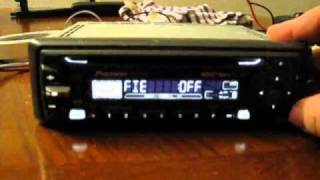 Pioneer DEHP2000 Car Stereo CD AMFM [upl. by Bailar632]