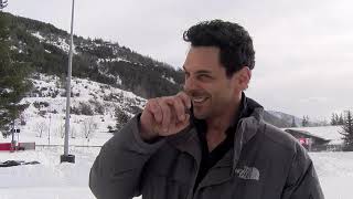 Tomer Sisley en tournage à Serre Chevalier pour la série Balthazar [upl. by Akanke]