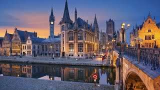 Ghent Belgiums coolest city 4K ultra HD  quotManhattan of the Middle Agesquot [upl. by Ydnal215]