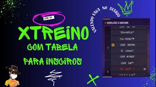 👑XTREINO COM INSCRITO 👑COM TABELAAAAAA🔥CPN ARENA ❤️LIVE FF ON ❤️FREE FIRE AO VIVO🔥 [upl. by Roxie938]