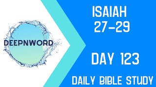 Isaiah Bible Study Chapters 2729 [upl. by Gris]