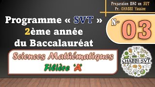 Programme « SVT » 2ème Bac Sciences Mathématiques Option SM A [upl. by Ellekcir676]