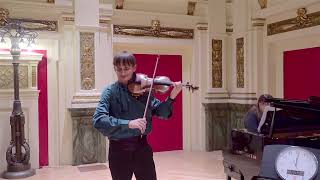 C Saint Saens Havanaise op 83 Leonhard Baumgartner violin [upl. by Ayhtin]