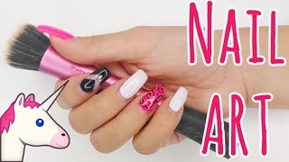 Nail Art 6  Romantik Fashion Gelnägel [upl. by Terr]