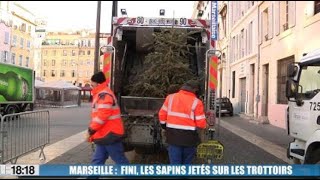 Marseille  fini les sapins sur les trottoirs [upl. by Aanas985]