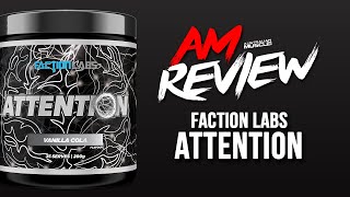 FACTION LABS ATTENTION NOOTROPIC  AMReview [upl. by Gotcher]