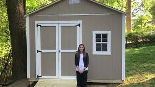 12 x 16 Custom Built Shed Customer Testimonial in Greenville SC [upl. by Eniamrahs]