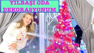 Yılbaşı İçin Odamı Dekore Edip Hazırlıyorum Vlog Ecrin Su Çoban [upl. by Aneret]