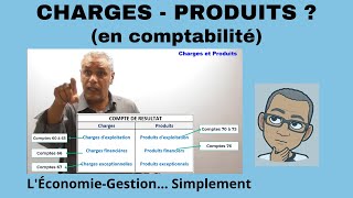 CHARGES et PRODUITS en comptabilité Simplement [upl. by Cynthla519]