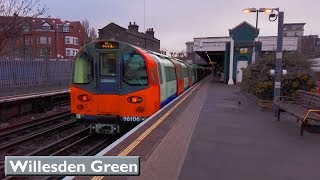 Willesden Green  Jubilee line  London Underground  1996 Tube Stock  S8 Stock [upl. by Altaf]