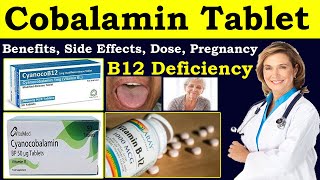 Cobalamin tablet uses  Cynocobalamin tablets  Vitamin B12 tablets Name  Benefits cobalamin 500mg [upl. by Nomor547]